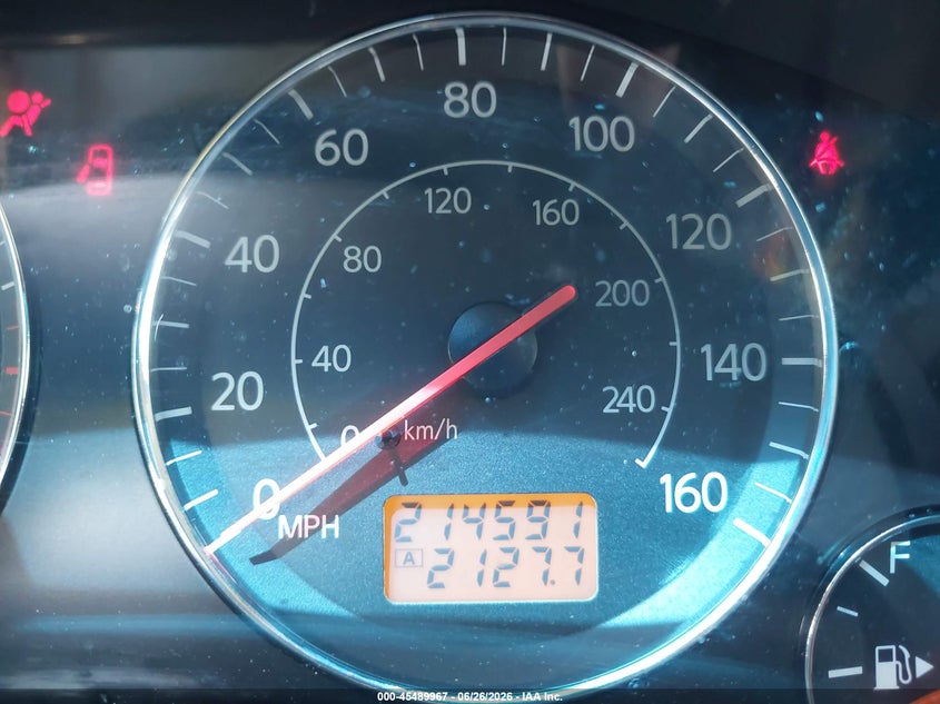 2005 Infiniti Fx35 VIN JNRAS08U65X101225 IAAI salvage auction — FRONT END, Salvage (California), sold $925 on 2026-07-06 (photo 7)