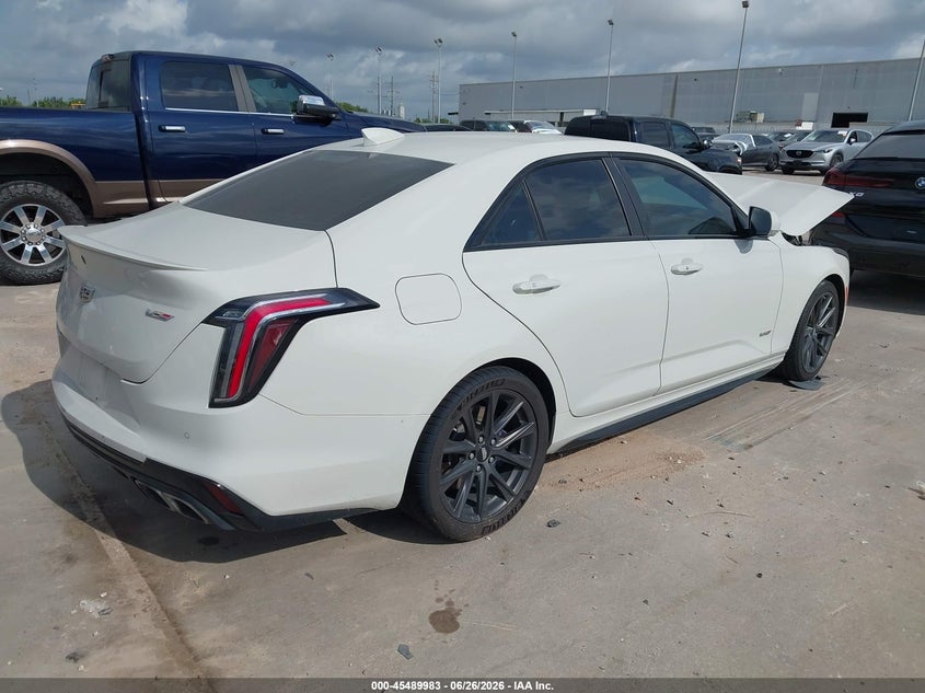 2021 Cadillac Ct4 VIN 1G6DD5RL7M0144282 IAAI salvage auction — FRONT END, Original (Texas), sold $8,500 on 2026-09-03 (photo 4)