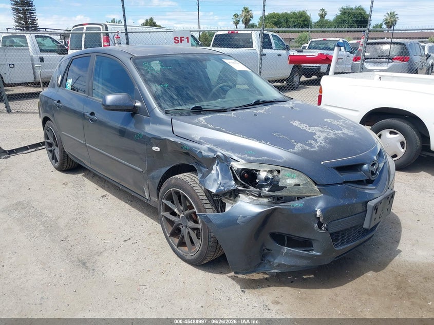 2009 Mazda 3 VIN JM1BK344391206809 IAAI salvage auction — RIGHT FRONT, Salvage (California), sold $750 on 2026-07-28 (photo 1)