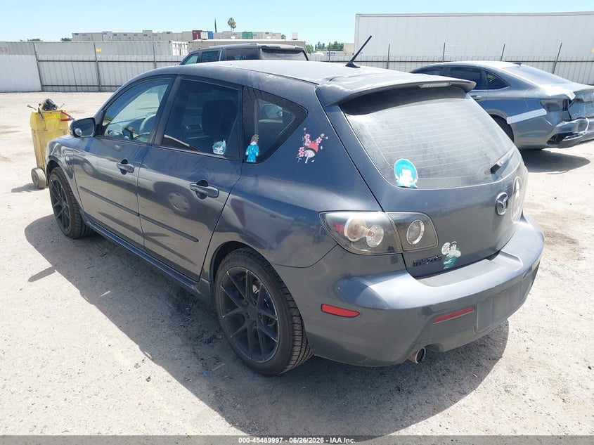 2009 Mazda 3 VIN JM1BK344391206809 IAAI salvage auction — RIGHT FRONT, Salvage (California), sold $750 on 2026-07-28 (photo 3)