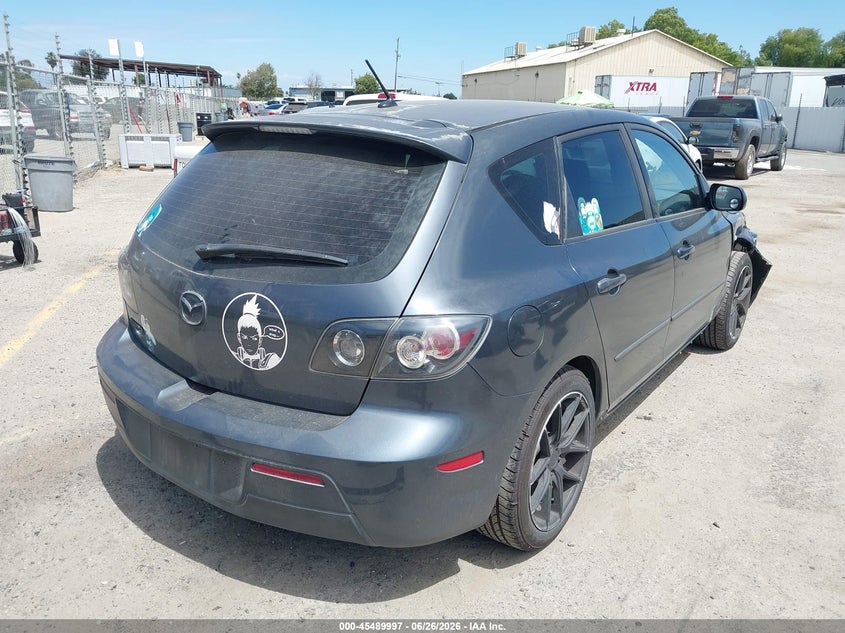 2009 Mazda 3 VIN JM1BK344391206809 IAAI salvage auction — RIGHT FRONT, Salvage (California), sold $750 on 2026-07-28 (photo 4)