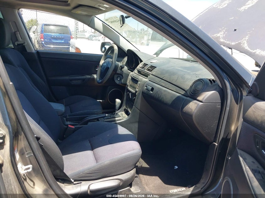 2009 Mazda 3 VIN JM1BK344391206809 IAAI salvage auction — RIGHT FRONT, Salvage (California), sold $750 on 2026-07-28 (photo 5)
