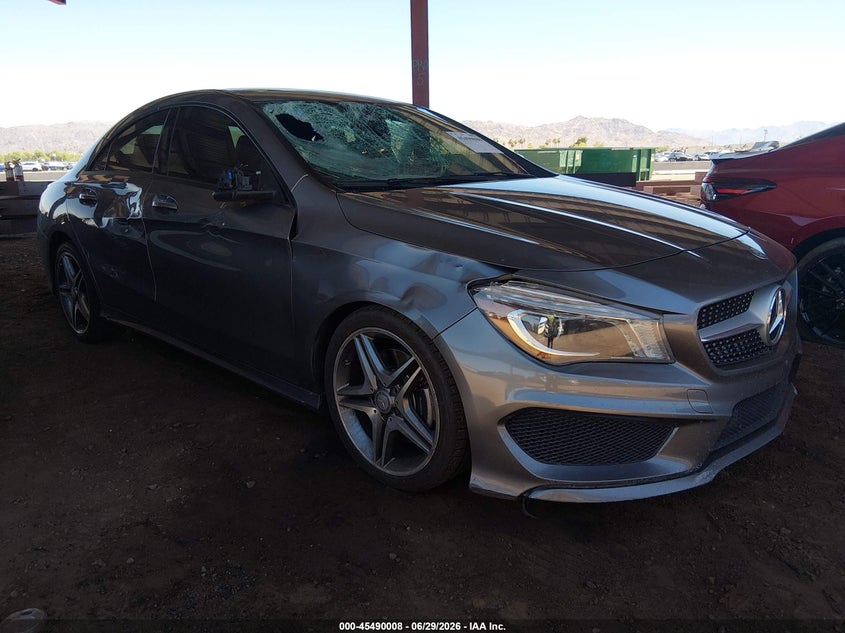 2015 Mercedes-benz Cla-klasse VIN WDDSJ4EB7FN271629 IAAI salvage auction — FRONT END, Wait Title, sold $2,800 on 2026-08-16 (photo 1)
