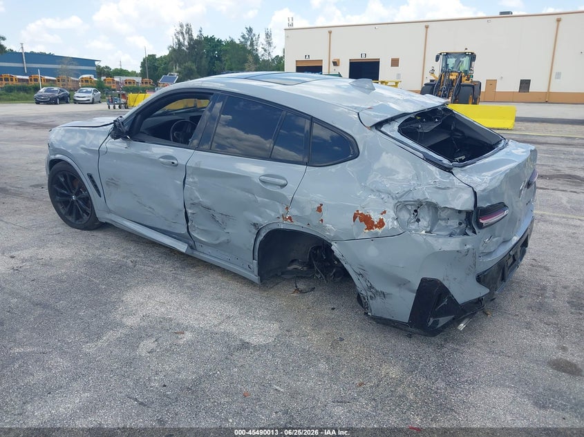 2024 BMW X4 VIN 5UX33DT01R9X29946 IAAI salvage auction — ALL OVER, Clear (Florida), sold $12,800 on 2026-07-30 (photo 3)