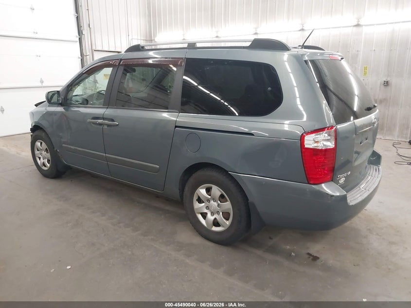 2009 Kia SEDONA VIN KNDMB233896273694 IAAI salvage auction — FRONT END, Parts Only Bos (Minnesota), sold $275 on 2026-07-28 (photo 3)
