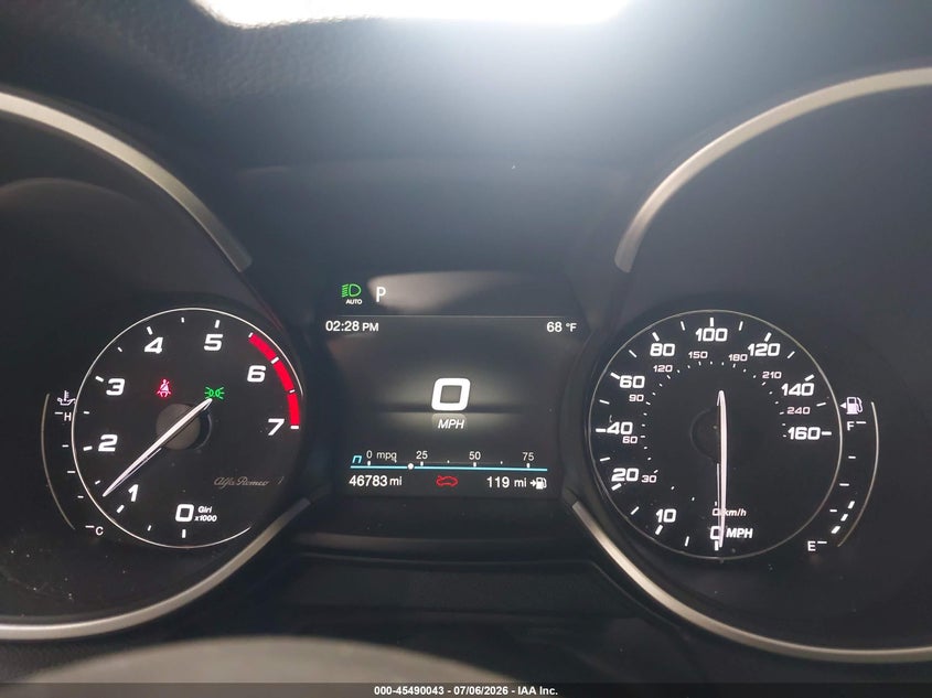 2020 Alfa romeo Stelvio VIN ZASPAKBN0L7C73734 IAAI salvage auction — REAR END, Salvage Title, sold $10,600 on 2026-08-09 (photo 7)
