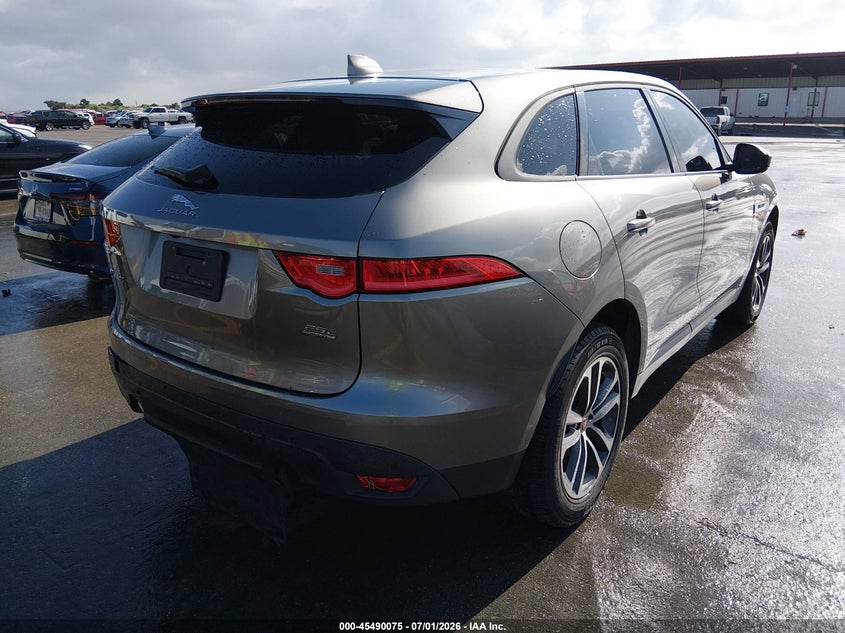 2018 Jaguar F-pace VIN SADCJ2FX4JA202110 IAAI salvage auction — REAR END, Original (Texas), sold $8,400 on 2026-09-03 (photo 4)