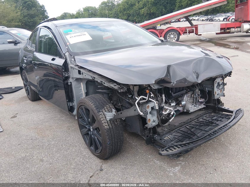 2025 Mazda 3 VIN 3MZBPABM1SM450120 IAAI salvage auction — FRONT END, Salvage (Missouri), sold $25 on 2026-08-27 (photo 1)