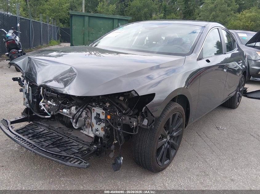 2025 Mazda 3 VIN 3MZBPABM1SM450120 IAAI salvage auction — FRONT END, Salvage (Missouri), sold $25 on 2026-08-27 (photo 2)
