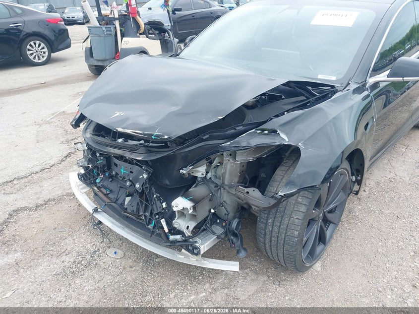 2020 Tesla Model 3 VIN 5YJ3E1EC3LF713147 IAAI salvage auction — FRONT END, Salvage (Texas), sold $5,800 on 2026-07-27 (photo 6)