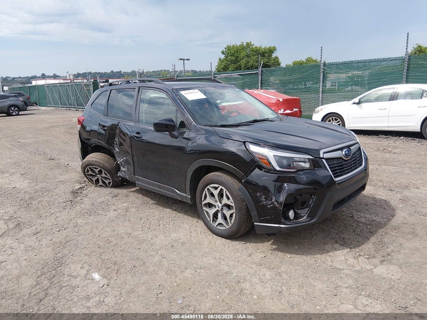 2021 Subaru Forester VIN JF2SKAFC1MH484070 IAAI salvage auction — LEFT REAR, Salvage (Pennsylvania), sold $250 on 2026-07-31 (photo 1)