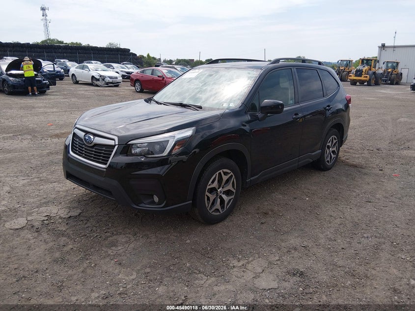 2021 Subaru Forester VIN JF2SKAFC1MH484070 IAAI salvage auction — LEFT REAR, Salvage (Pennsylvania), sold $250 on 2026-07-31 (photo 2)