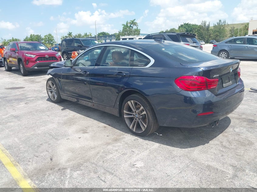 2018 BMW 4er VIN WBA4J3C57JBG95266 IAAI salvage auction — NORMAL WEAR, Clear (Pennsylvania), sold $3,000 on 2026-07-30 (photo 3)