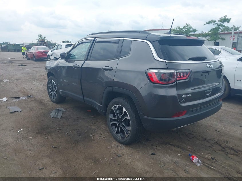 2023 Jeep Compass VIN 3C4NJDCNXPT550871 IAAI salvage auction — FRONT END, Salvage (Michigan), sold $3,050 on 2026-07-20 (photo 3)