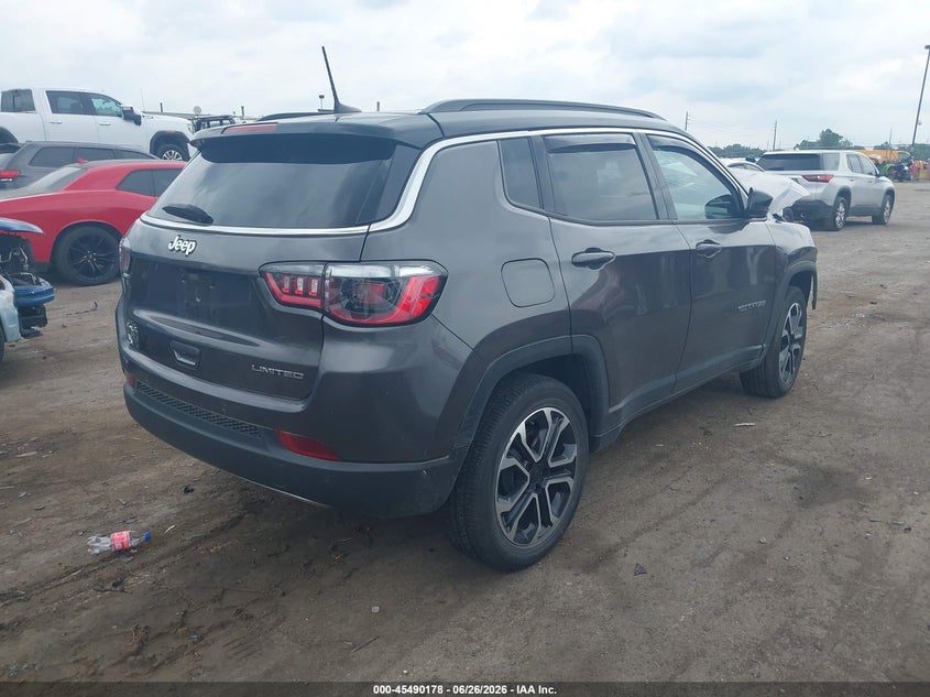2023 Jeep Compass VIN 3C4NJDCNXPT550871 IAAI salvage auction — FRONT END, Salvage (Michigan), sold $3,050 on 2026-07-20 (photo 4)