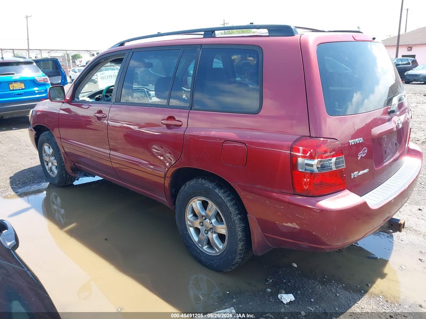 2004 Toyota Highlander VIN JTEEP21A040044389 IAAI salvage auction — NORMAL WEAR, Clear (New York), sold $250 on 2026-07-15 (photo 3)