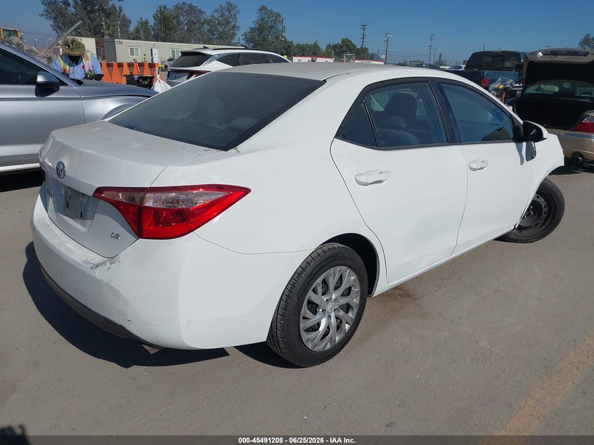 2018 Toyota Corolla VIN 5YFBURHE0JP792644 IAAI salvage auction — FRONT END, Salvage Title, sold $25 on 2026-07-22 (photo 4)