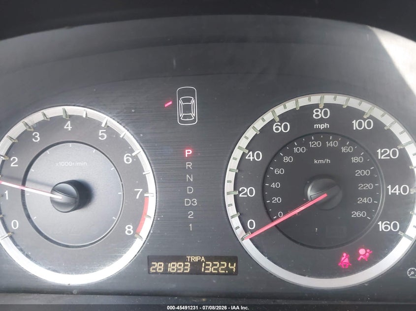 2008 Honda Accord VIN JHMCP26788C078043 IAAI salvage auction — NORMAL WEAR, Original (Texas), sold $900 on 2026-07-15 (photo 7)