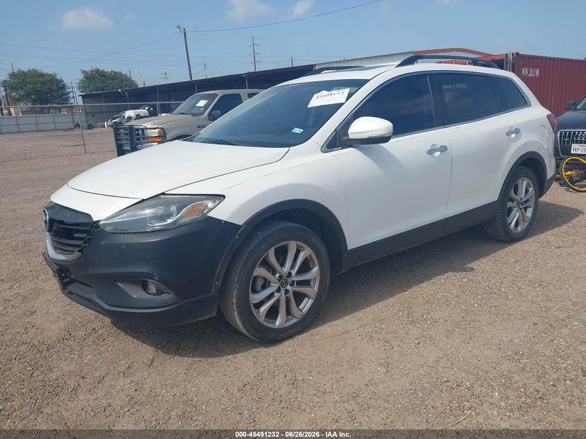 2013 Mazda Cx-9 VIN JM3TB2DAXD0417998 IAAI salvage auction — NORMAL WEAR, Original (Texas), sold $275 on 2026-07-17 (photo 2)