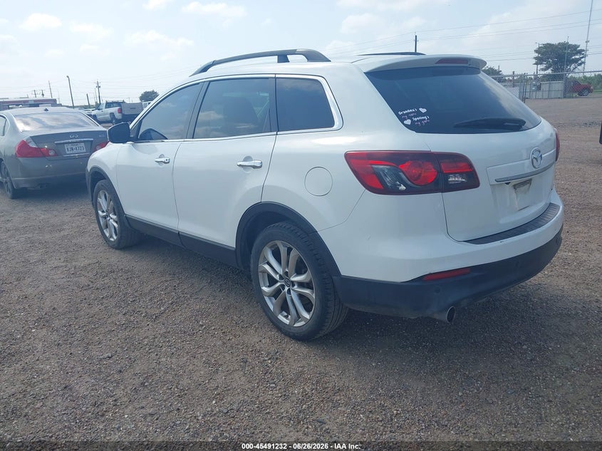 2013 Mazda Cx-9 VIN JM3TB2DAXD0417998 IAAI salvage auction — NORMAL WEAR, Original (Texas), sold $275 on 2026-07-17 (photo 3)