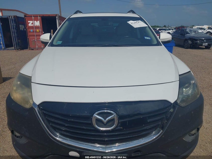 2013 Mazda Cx-9 VIN JM3TB2DAXD0417998 IAAI salvage auction — NORMAL WEAR, Original (Texas), sold $275 on 2026-07-17 (photo 6)