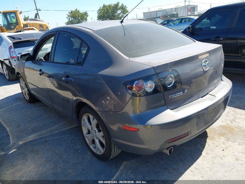 2008 Mazda 3 VIN JM1BK32G181164281 IAAI salvage auction — NORMAL WEAR, Clear - Dealer Only (California), sold $450 on 2026-07-09 (photo 3)