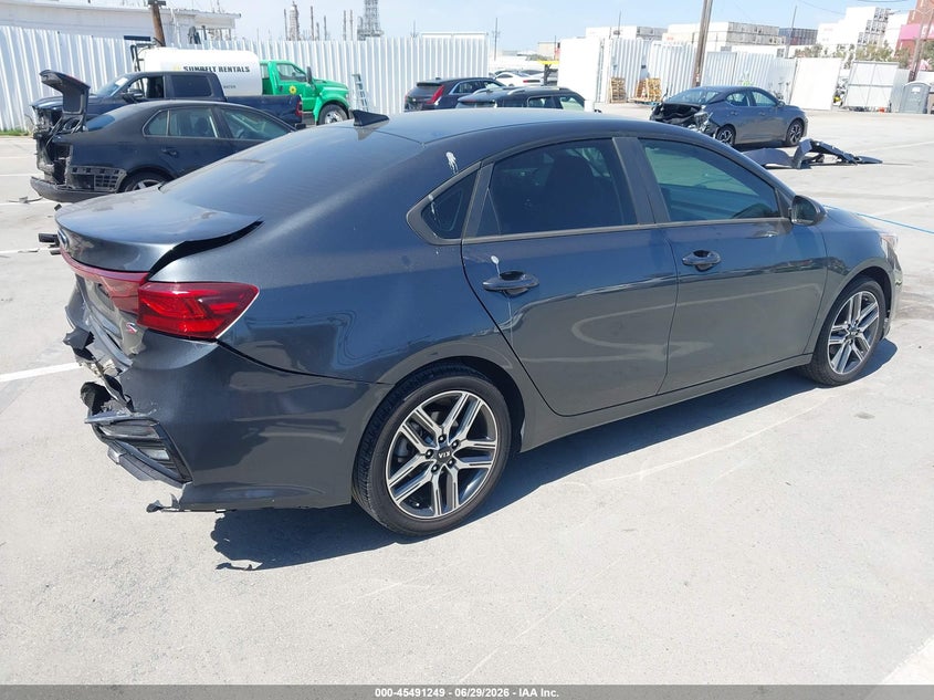 2019 Kia Forte VIN 3KPF34AD3KE043011 IAAI salvage auction — REAR END, Salvage Title, sold $3,500 on 2026-07-18 (photo 4)