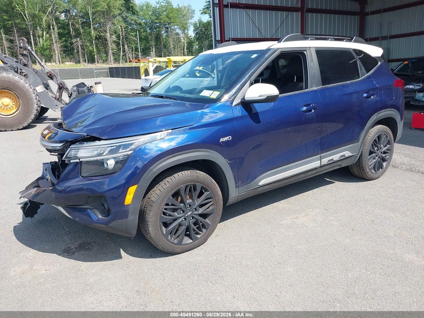 2022 Kia Seltos VIN KNDEUCA20N7241552 IAAI salvage auction — FRONT END, Mv-907A (New York), sold $1,850 on 2026-07-30 (photo 2)