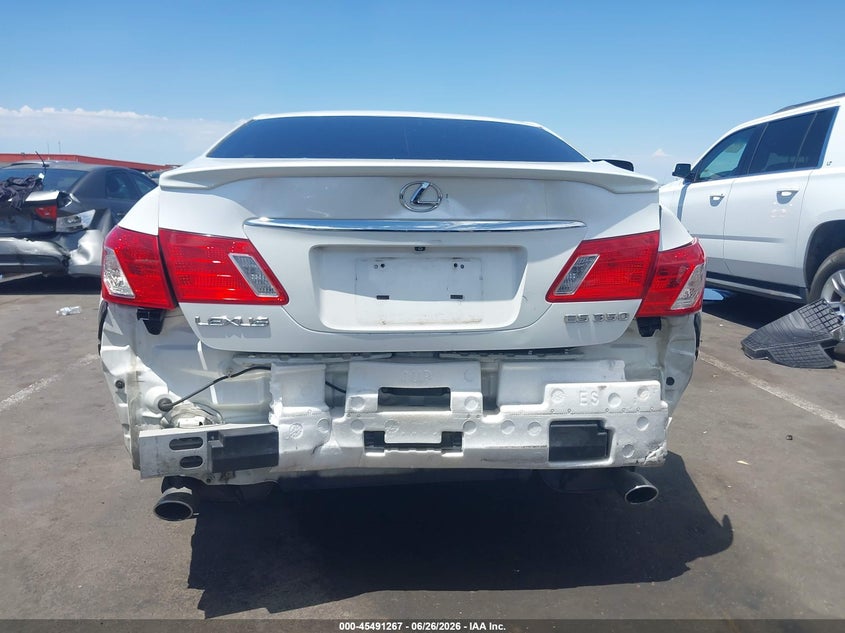 2008 Lexus ES VIN JTHBJ46GX82173086 IAAI salvage auction — REAR END, Salvage (Arizona), sold $675 on 2026-07-28 (photo 6)