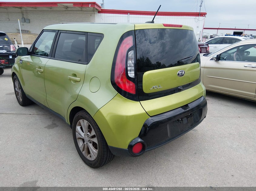 2016 Kia Soul VIN KNDJP3A59G7862601 IAAI salvage auction — NORMAL WEAR, Original (Texas), sold $1,150 on 2026-07-13 (photo 3)