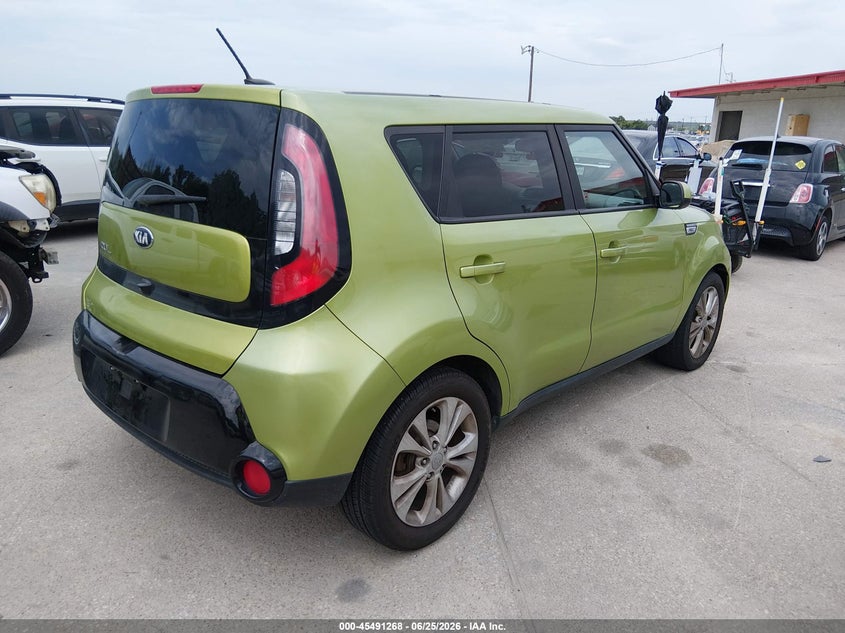 2016 Kia Soul VIN KNDJP3A59G7862601 IAAI salvage auction — NORMAL WEAR, Original (Texas), sold $1,150 on 2026-07-13 (photo 4)