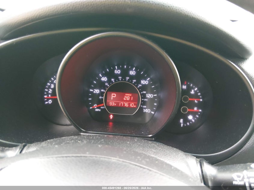 2016 Kia Soul VIN KNDJP3A59G7862601 IAAI salvage auction — NORMAL WEAR, Original (Texas), sold $1,150 on 2026-07-13 (photo 7)