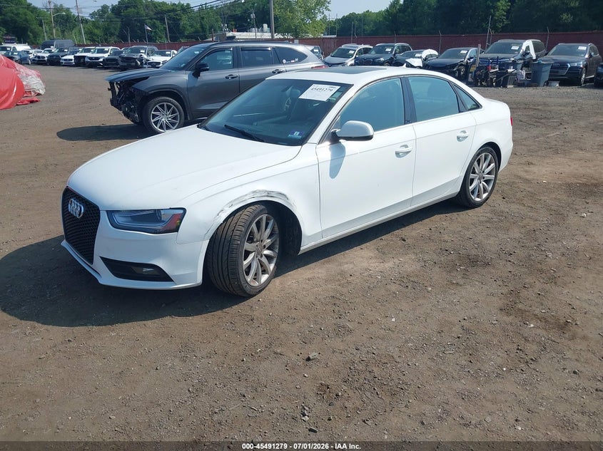 2013 Audi A4 VIN WAUFFAFL5DN033128 IAAI salvage auction — LEFT SIDE, Salvage (Idaho), sold $775 on 2026-07-22 (photo 2)