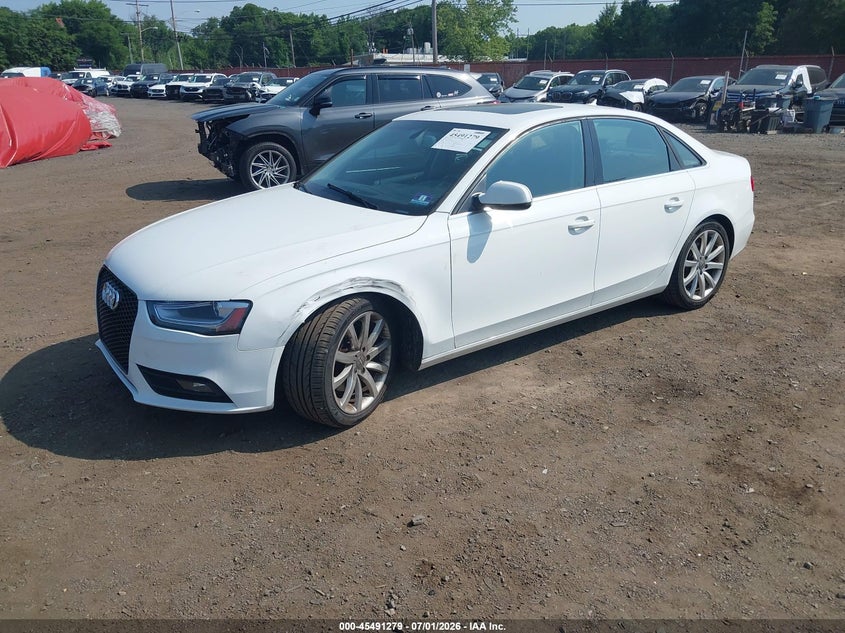 2013 Audi A4 VIN WAUFFAFL5DN033128 IAAI salvage auction — LEFT SIDE, Salvage (Idaho), sold $775 on 2026-07-22 (photo 6)