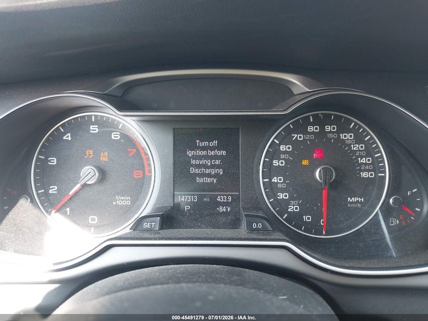 2013 Audi A4 VIN WAUFFAFL5DN033128 IAAI salvage auction — LEFT SIDE, Salvage (Idaho), sold $775 on 2026-07-22 (photo 7)