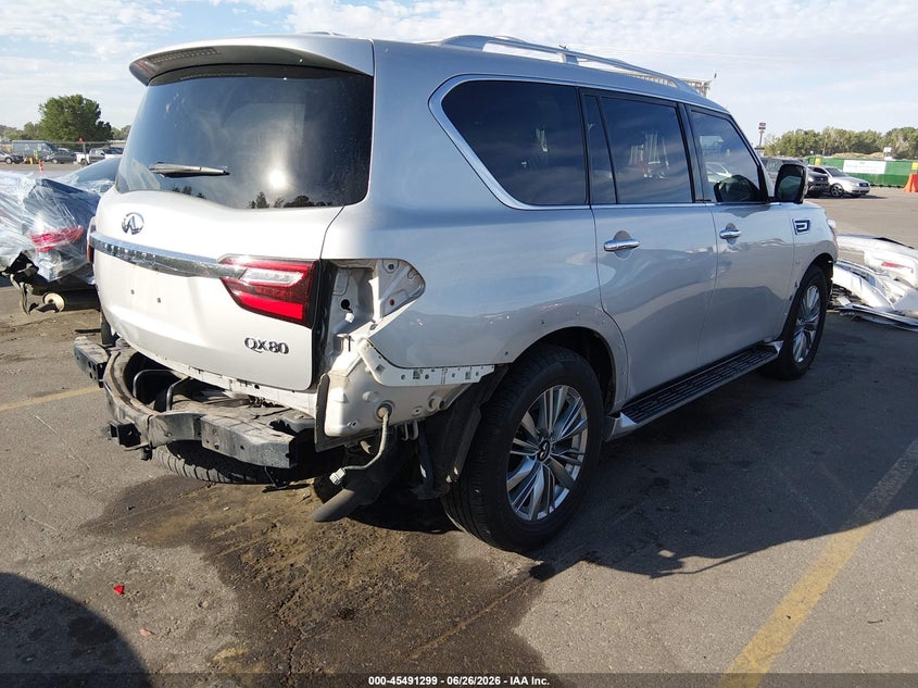 2019 Infiniti Qx80 VIN JN8AZ2NF7K9686981 IAAI salvage auction — FRONT END, Wait Title, sold $6,200 on 2026-09-12 (photo 4)