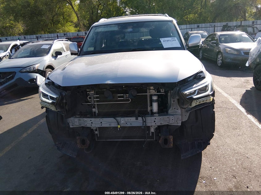 2019 Infiniti Qx80 VIN JN8AZ2NF7K9686981 IAAI salvage auction — FRONT END, Wait Title, sold $6,200 on 2026-09-12 (photo 6)