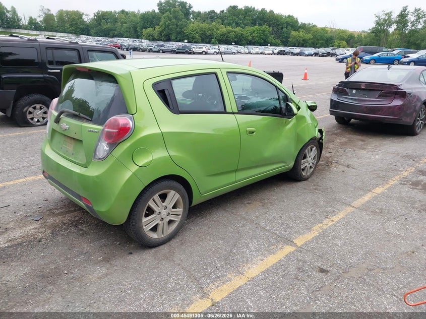 2015 Chevrolet Spark VIN KL8CD6S95FC750574 IAAI salvage auction — FRONT END, Clear (Michigan), sold $25 on 2026-07-27 (photo 4)