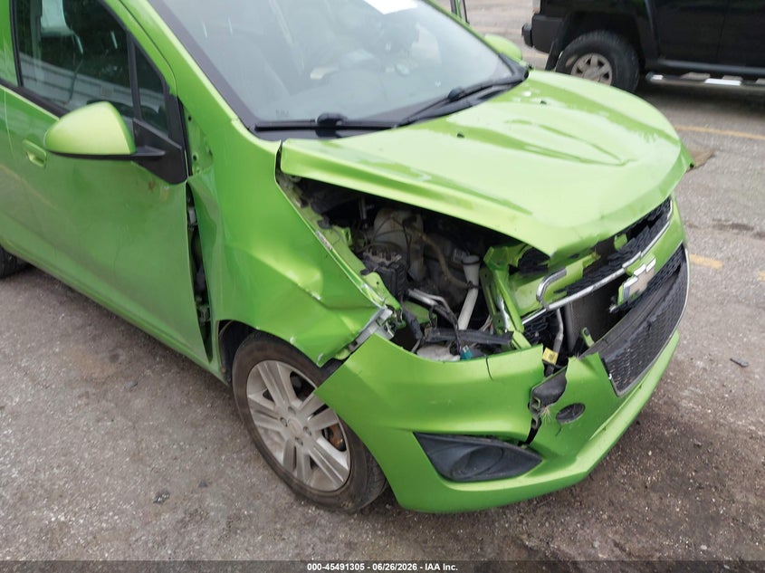 2015 Chevrolet Spark VIN KL8CD6S95FC750574 IAAI salvage auction — FRONT END, Clear (Michigan), sold $25 on 2026-07-27 (photo 6)