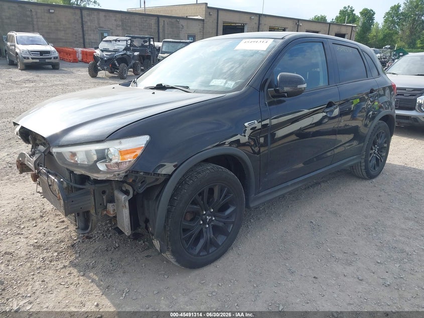 2018 Mitsubishi Outlander VIN JA4AP3AU5JU003791 IAAI salvage auction — FRONT END, Mv-907A (New York), sold $1,600 on 2026-07-16 (photo 2)