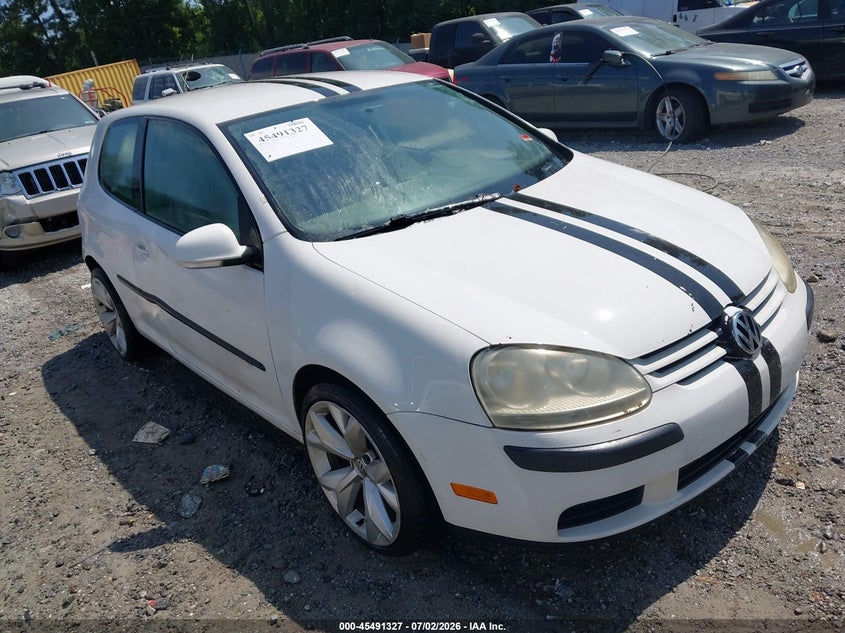 2007 Volkswagen Rabbit VIN WVWAR71K07W091720 IAAI salvage auction — NORMAL WEAR, Repossession Paperwork (Georgia), sold $200 on 2026-07-14 (photo 1)