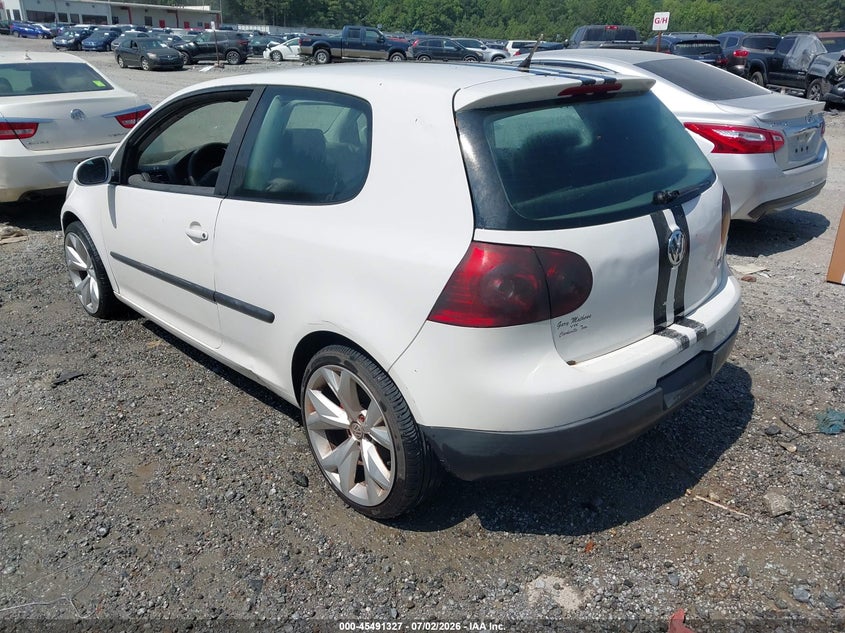 2007 Volkswagen Rabbit VIN WVWAR71K07W091720 IAAI salvage auction — NORMAL WEAR, Repossession Paperwork (Georgia), sold $200 on 2026-07-14 (photo 3)