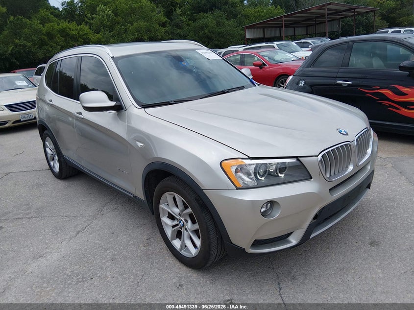2013 BMW X3 VIN 5UXWX9C51D0A29600 IAAI salvage auction — NORMAL WEAR, Original (Texas), sold $2,100 on 2026-07-13 (photo 1)