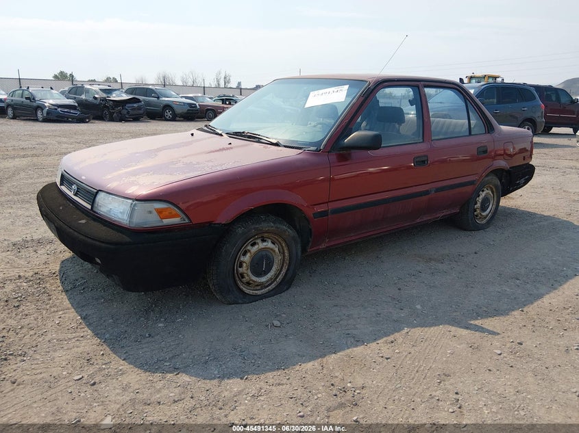 1991 Toyota Corolla VIN JT2AE91A4M3427552 IAAI salvage auction — MECHANICAL, Clear (Colorado), sold $50 on 2026-07-29 (photo 2)