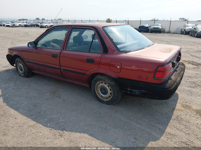 1991 Toyota Corolla VIN JT2AE91A4M3427552 IAAI salvage auction — MECHANICAL, Clear (Colorado), sold $50 on 2026-07-29 (photo 3)