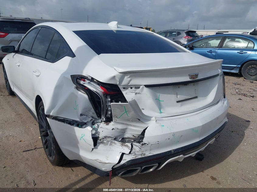2020 Cadillac Ct5 VIN 1G6DR5RW6L0153002 IAAI salvage auction — REAR END, Original (Texas), sold $14,050 on 2026-08-20 (photo 6)