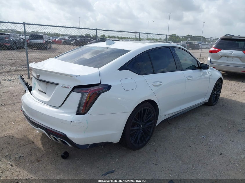 2020 Cadillac Ct5 VIN 1G6DR5RW6L0153002 IAAI salvage auction — REAR END, Original (Texas), sold $14,050 on 2026-08-20 (photo 4)