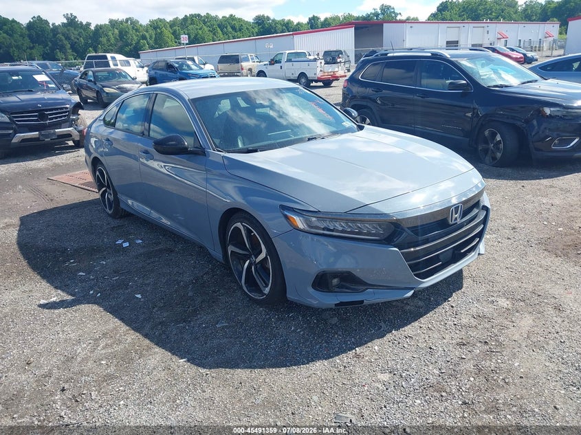 2022 Honda Accord VIN 1HGCV3F22NA039250 IAAI salvage auction — UNKNOWN, Salvage (Pennsylvania), sold $11,600 on 2026-07-30 (photo 1)