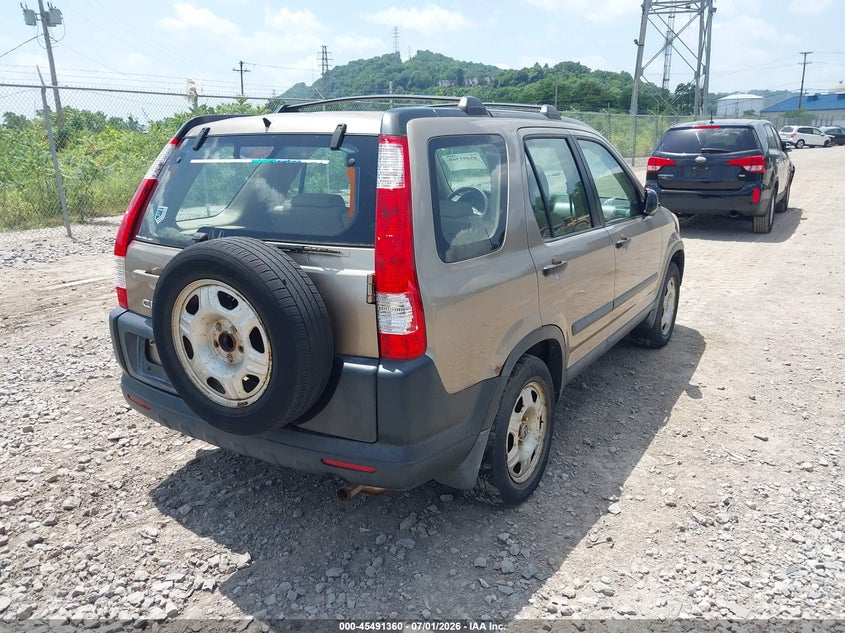 2006 Honda Cr-v VIN SHSRD78526U430958 IAAI salvage auction — NORMAL WEAR, Clear (Pennsylvania), sold $400 on 2026-07-07 (photo 4)