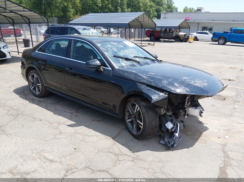2017 Audi A4 VIN WAUENAF40HN016752 IAAI salvage auction — FRONT END, Salvage (Connecticut), sold $450 on 2026-07-30 (photo 1)